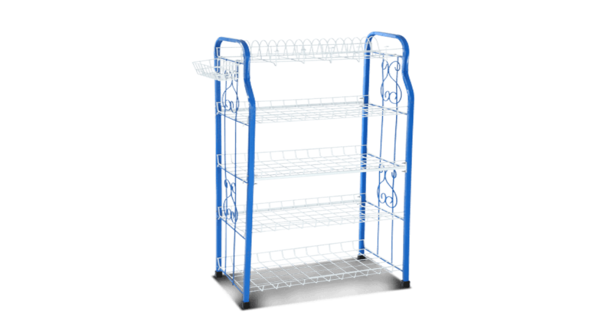 Royal Kitchen Rack 5 Step Blue RFL Group